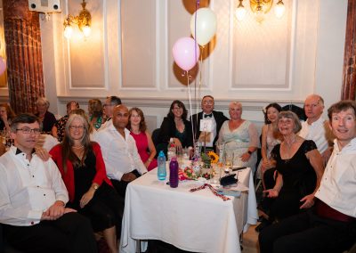 Summer ball 2023, people sat