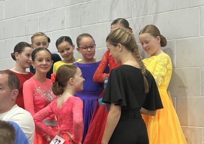 Preparing for dance competition